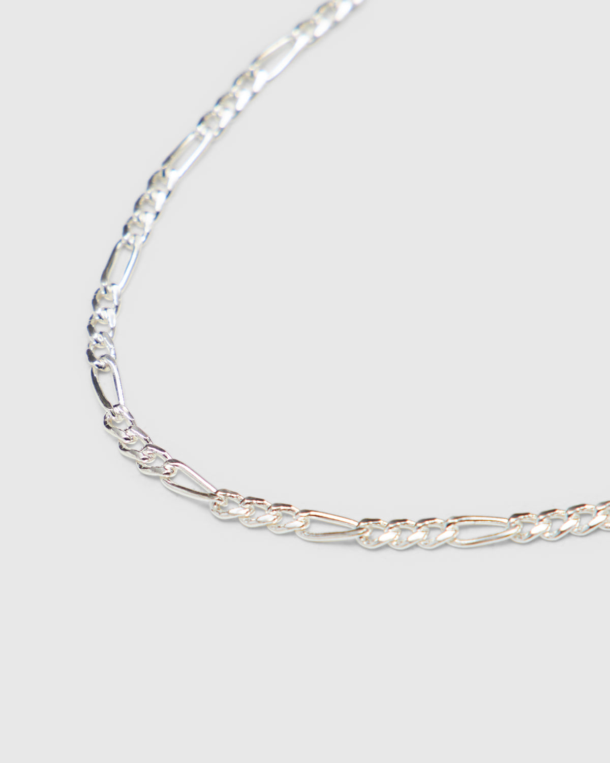 Figaro Chain in Silver 925