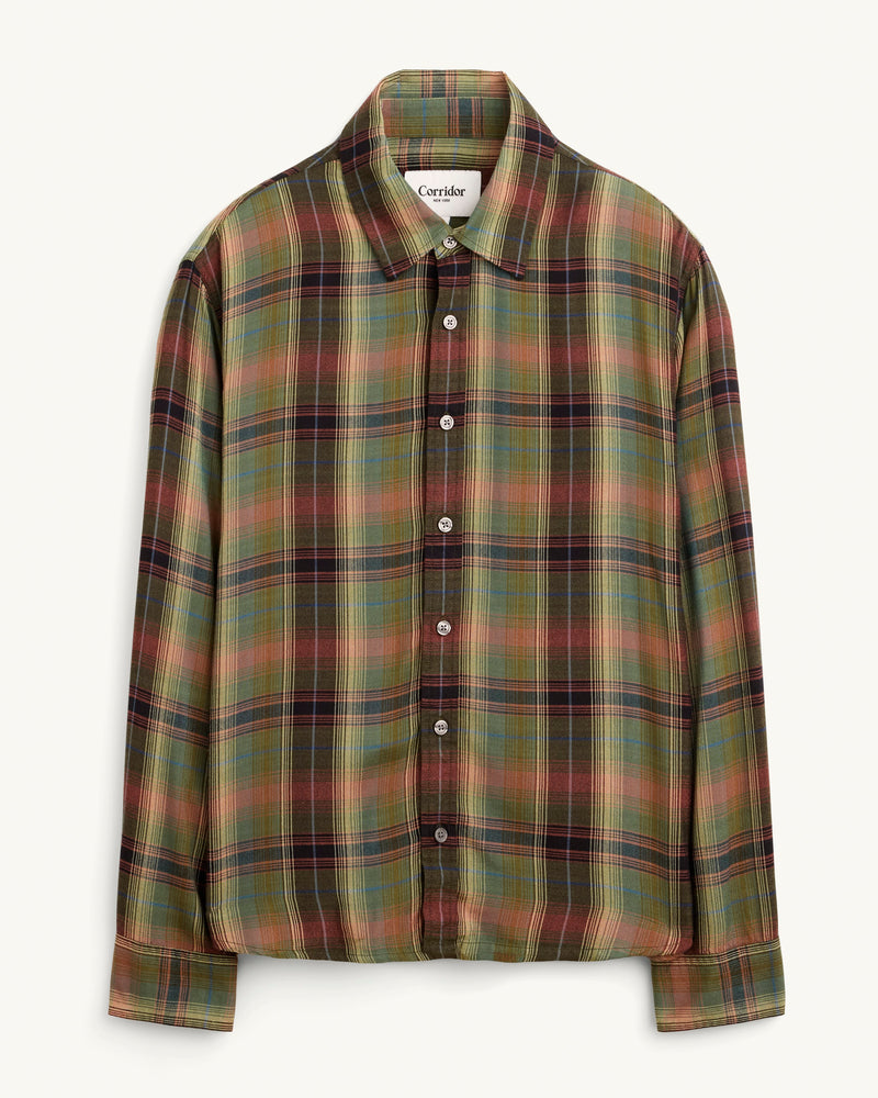 Homestead LS in Army Plaid