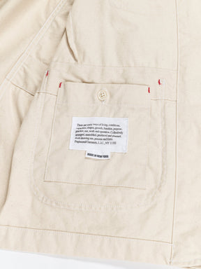 Bedford Jacket in Natural Chino Twill