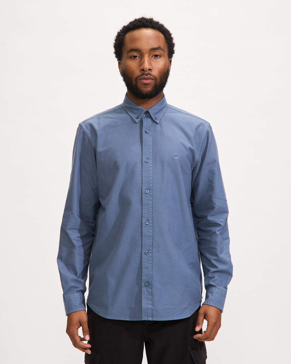 Carhartt WIP Bolton Shirt Hudson Blue Homme Essentials