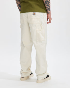 Carhartt WIP Double Knee Denim Pant White Homme Essentials
