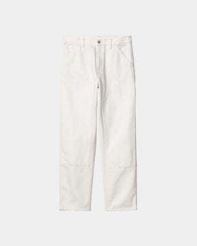 Carhartt WIP Double Knee Denim Pant White Homme Essentials
