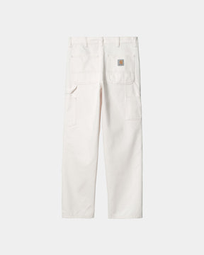 Carhartt WIP Double Knee Denim Pant White Homme Essentials