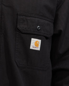 Carhartt WIP Rainier Shirt Black Homme Essentials