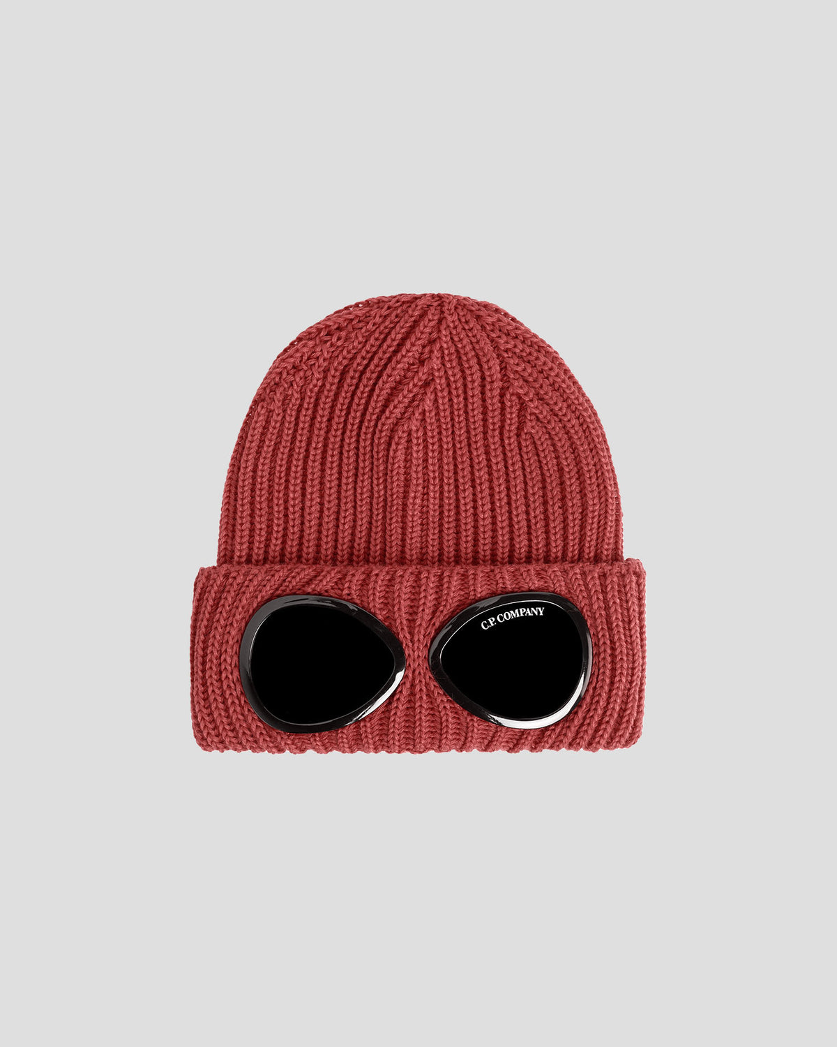 Extra Fine Merino Wool Goggle Beanie in Ketchup