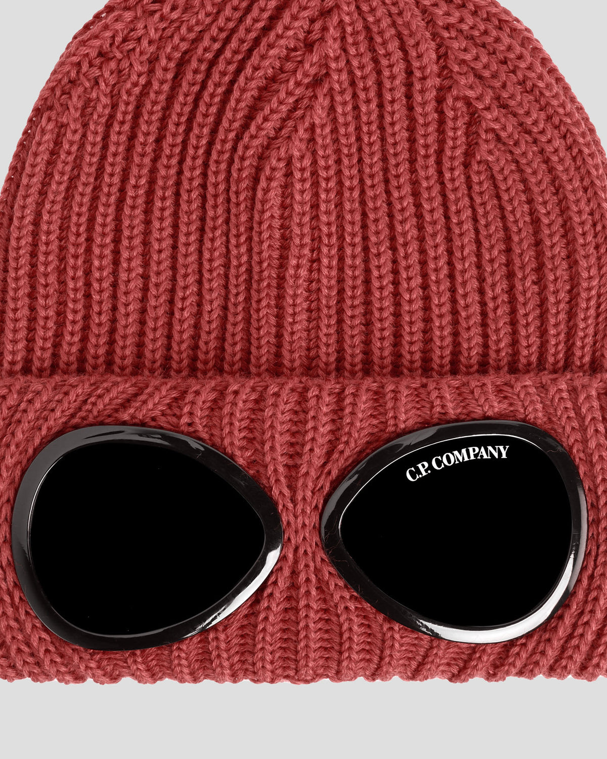 Extra Fine Merino Wool Goggle Beanie in Ketchup
