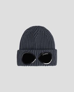Extra Fine Merino Wool Goggle Beanie in Forged Iron