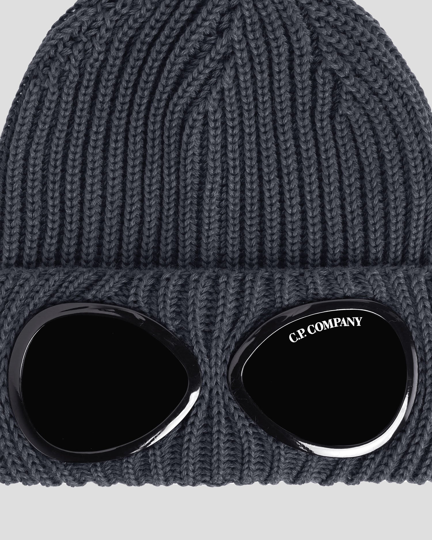 Extra Fine Merino Wool Goggle Beanie in Forged Iron