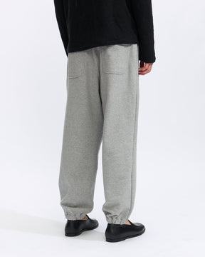 Comme des Garçons Homme Cotton Terry Cloth Printed Sweatpants in Top Grey Homme Essentials 