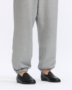 Comme des Garçons Homme Cotton Terry Cloth Printed Sweatpants in Top Grey Homme Essentials 