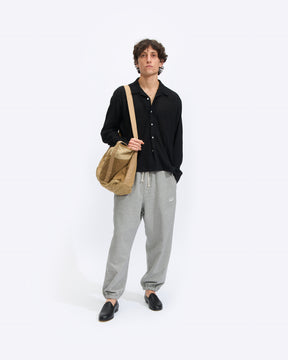 Comme des Garçons Homme Cotton Terry Cloth Printed Sweatpants in Top Grey Homme Essentials 