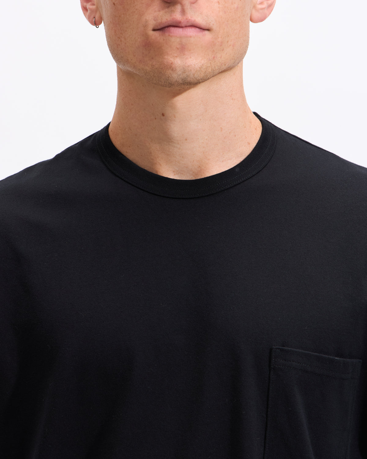 Comme des Garçons Homme Drawstring Pocket T-Shirt in Black Homme Essentials