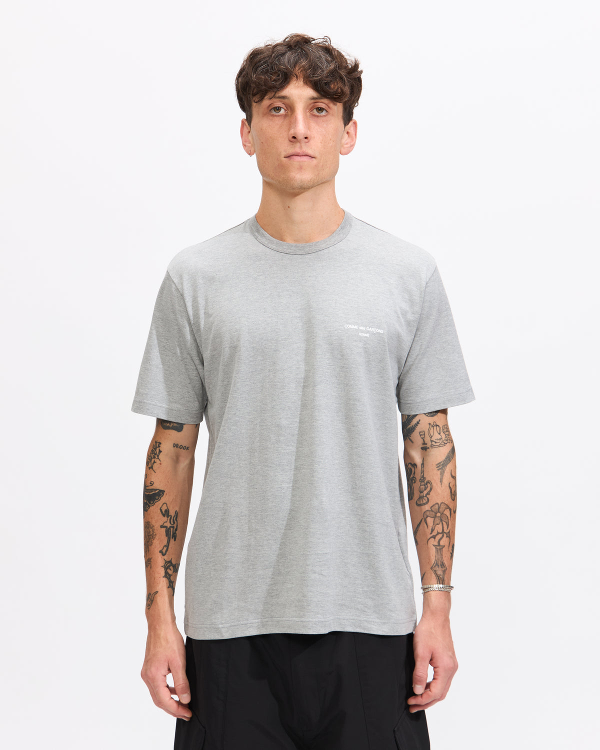 Comme des Garçons Homme Logo T-Shirt in Grey Homme Essentials