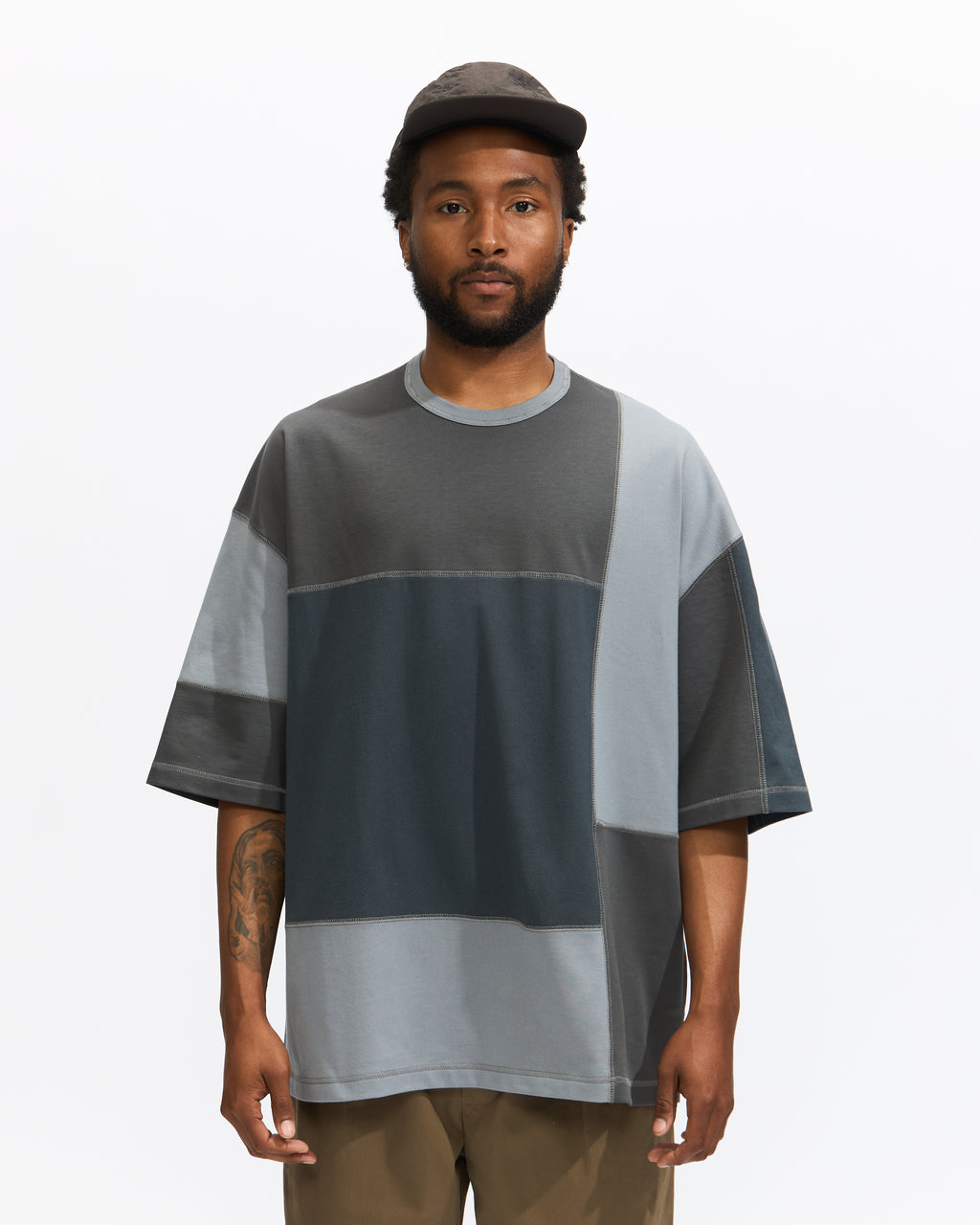 トップス Parent S/S Tee (Gray) SKIMS TRACK MESH OVERSIZED T-SHIRT | PACIFIC