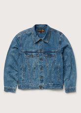 Denim Trucker Jacket in Washed Indigo