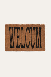 Welcome Home Doormat in Beige