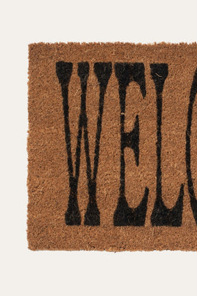 Welcome Home Doormat in Beige