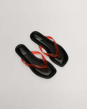 Jelly Flip Flop in Cherry