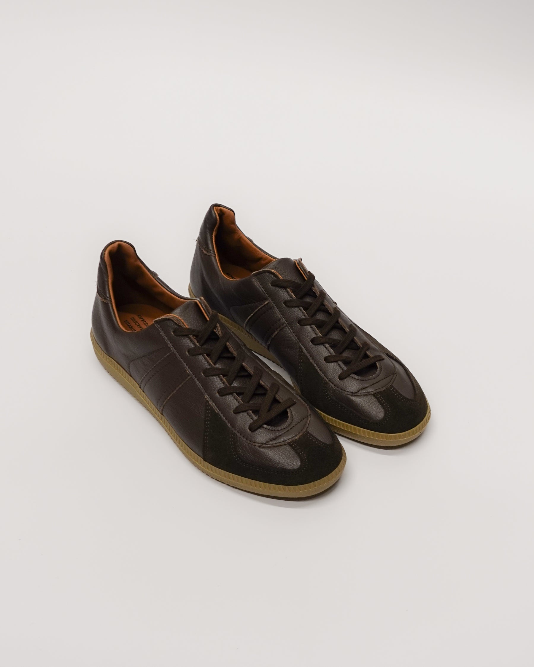 German Military Trainers 1700L in Dark Brown