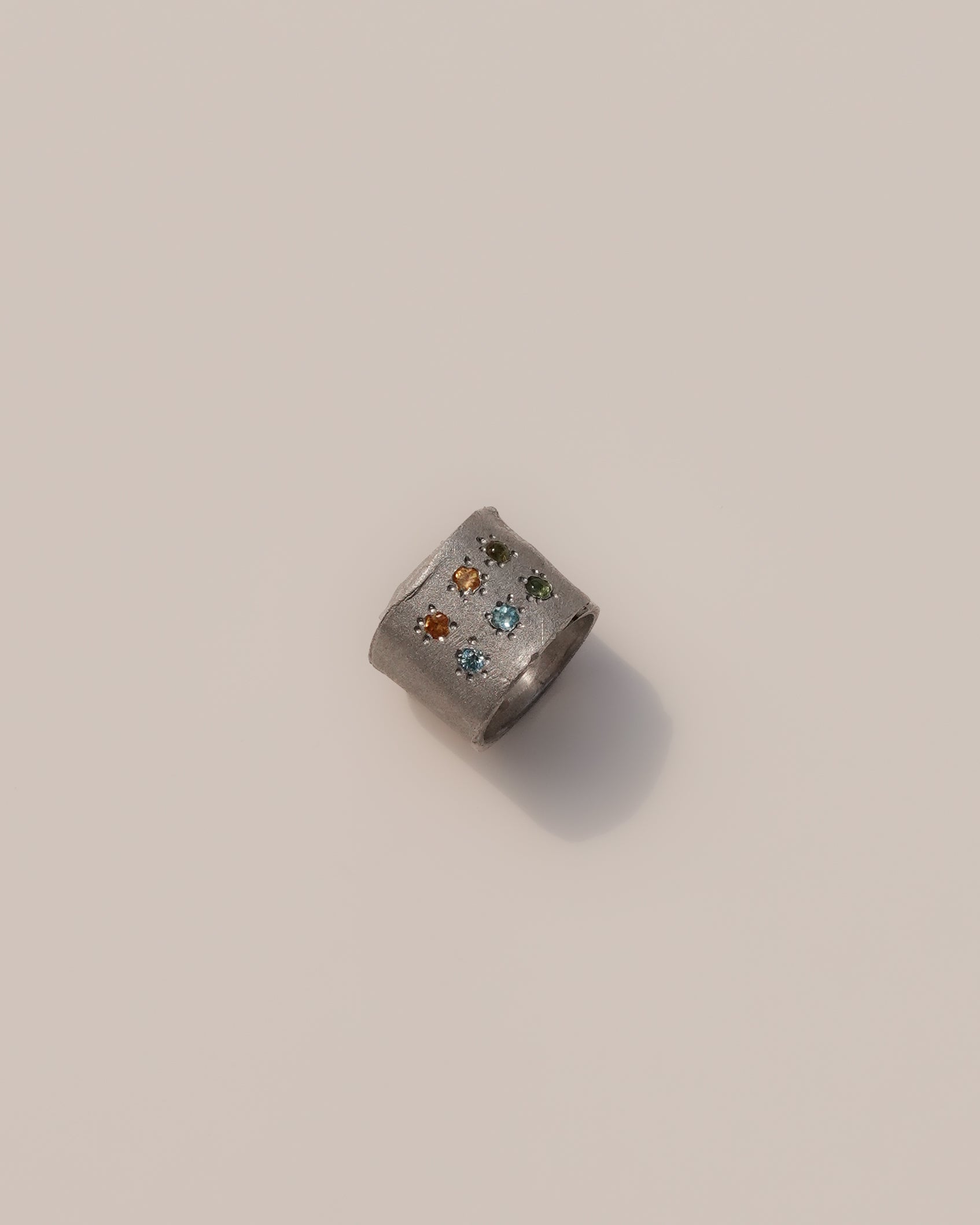 Homme x Spee  Six Square Band Ring