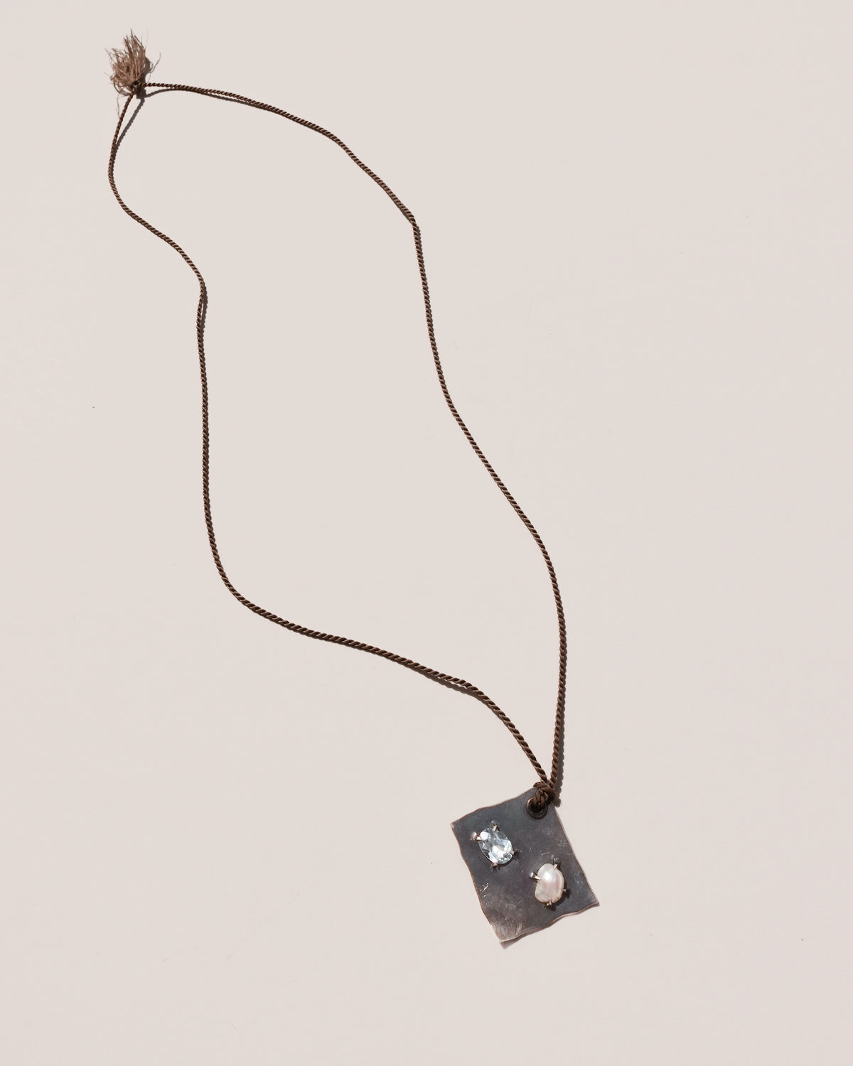 Spee x Homme Two-Stone Tag Pendant