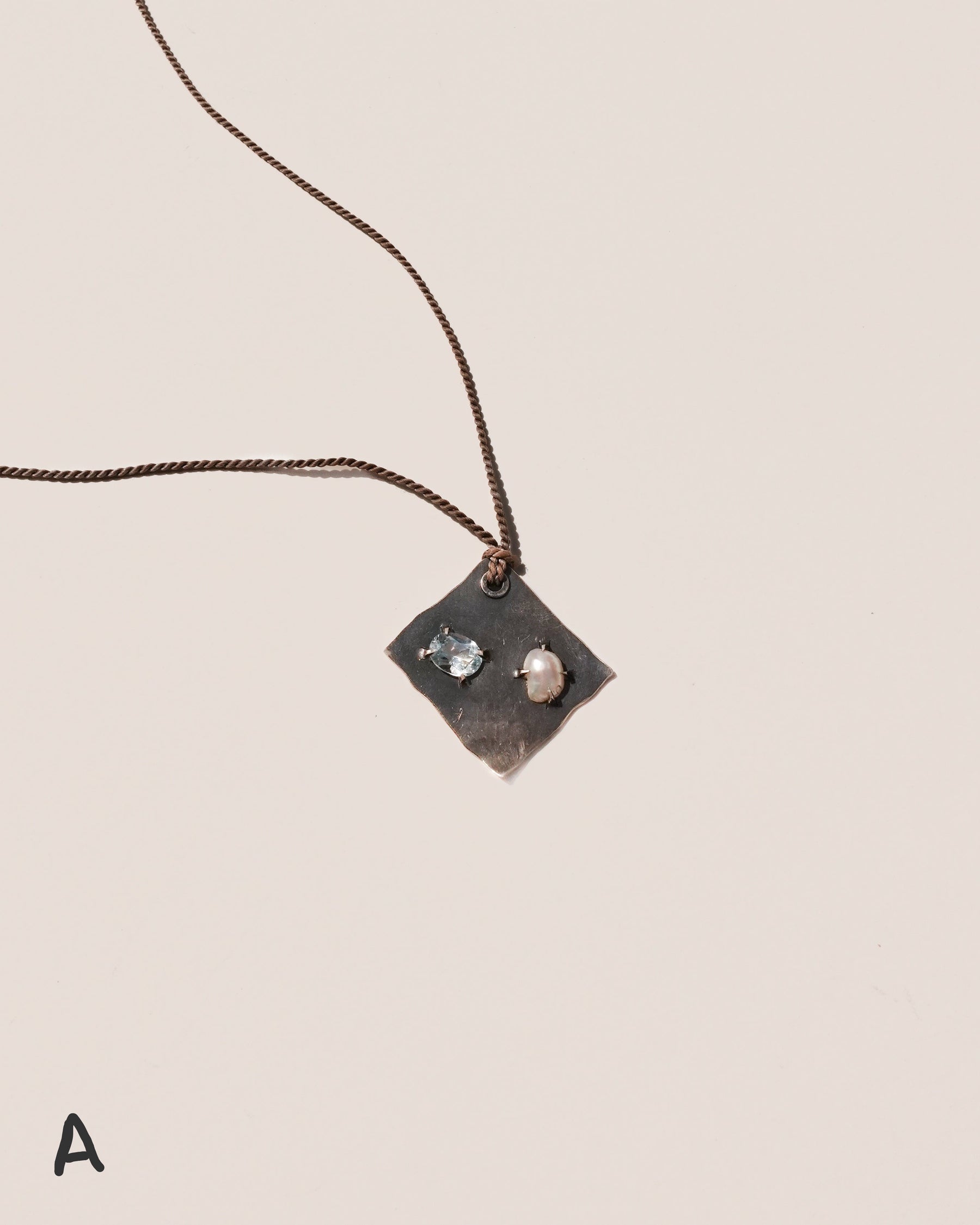 Spee x Homme Two-Stone Tag Pendant