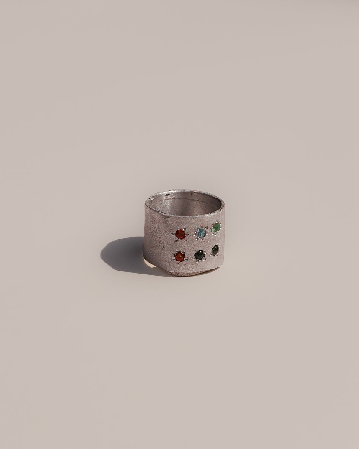 Homme x Spee  Six Square Band Ring