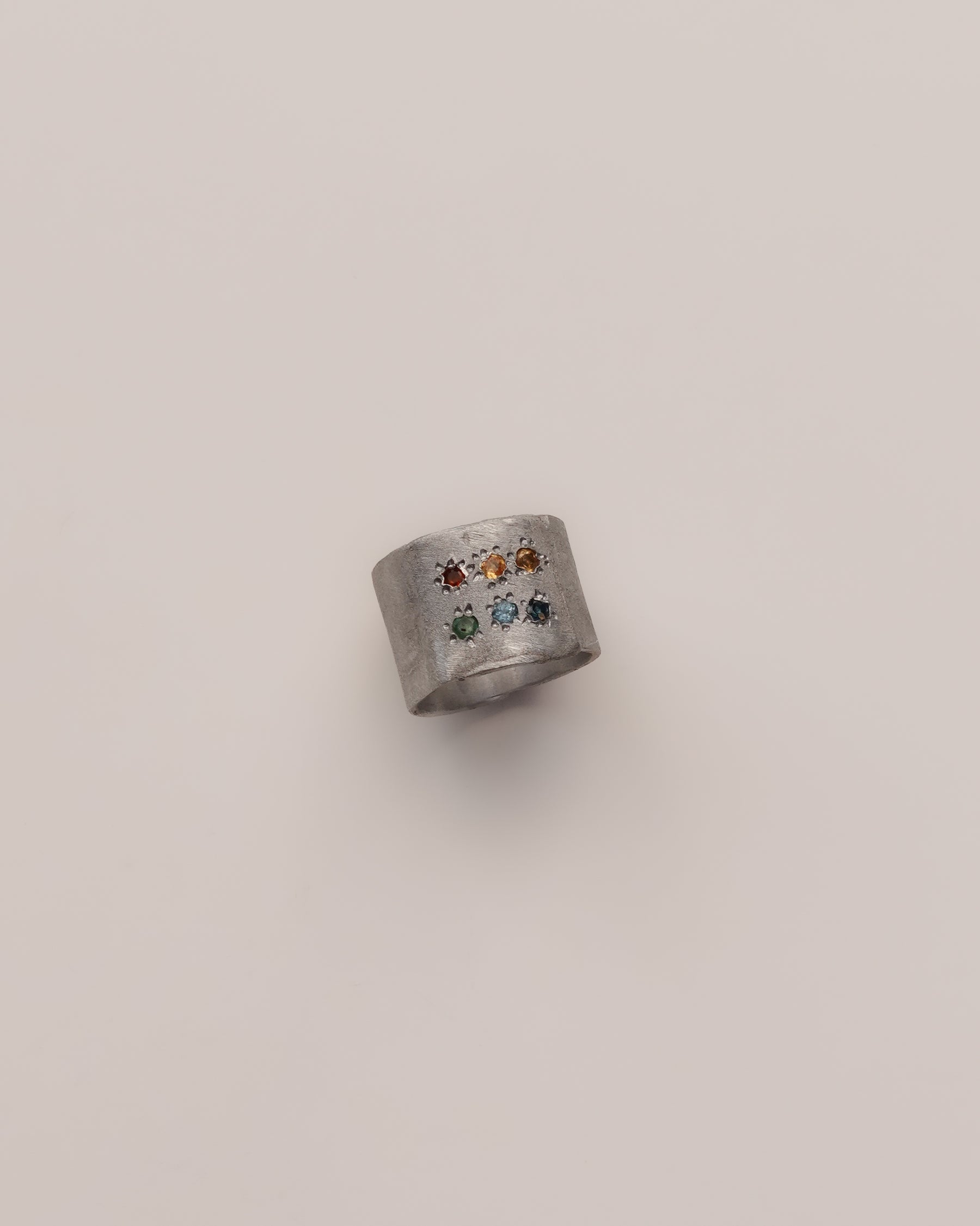Homme x Spee  Six Square Band Ring