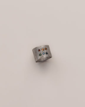 Homme x Spee  Six Square Band Ring