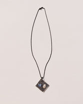 Spee x Homme Two-Stone Pendant with Glitter Chain