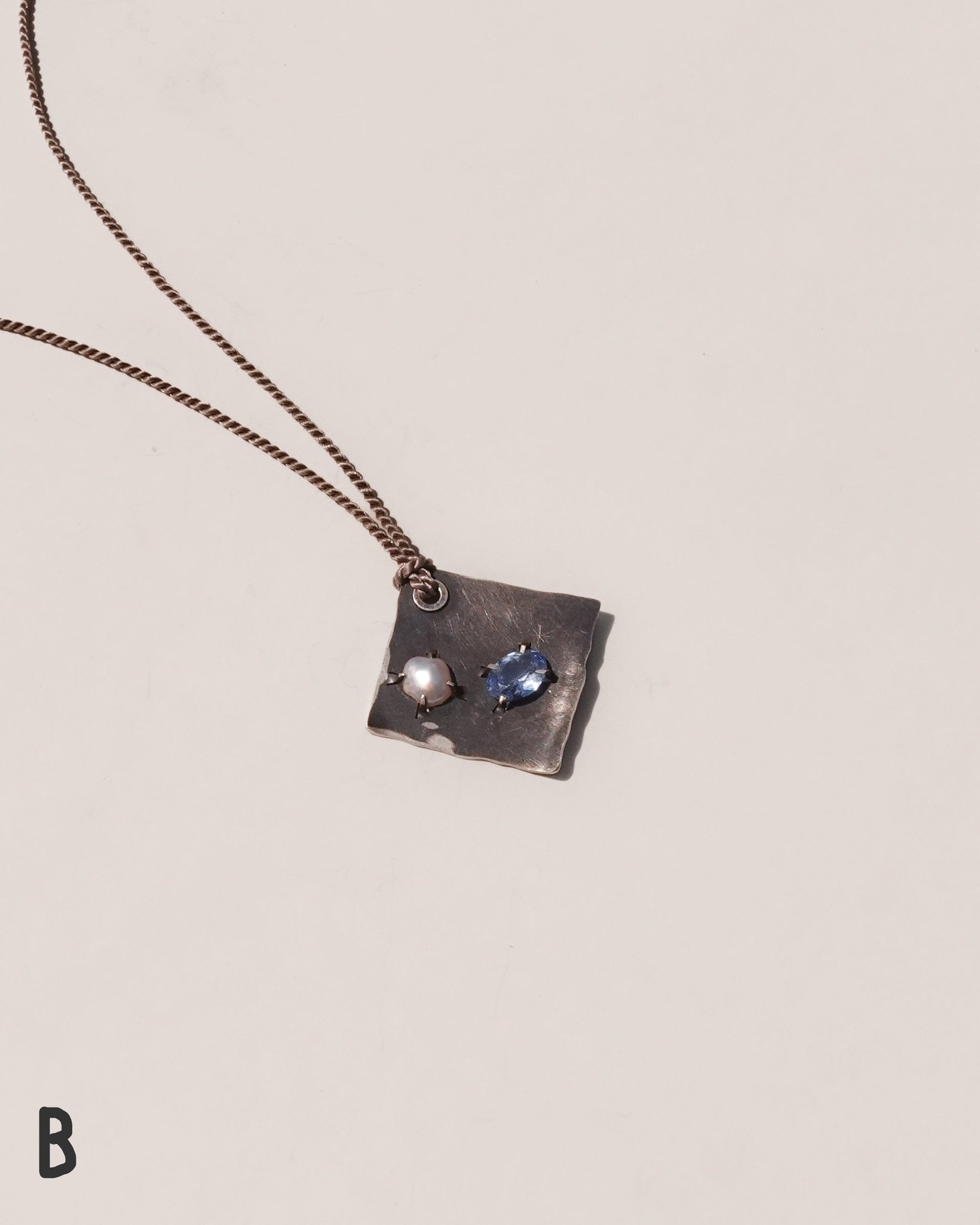 Spee x Homme Two-Stone Tag Pendant