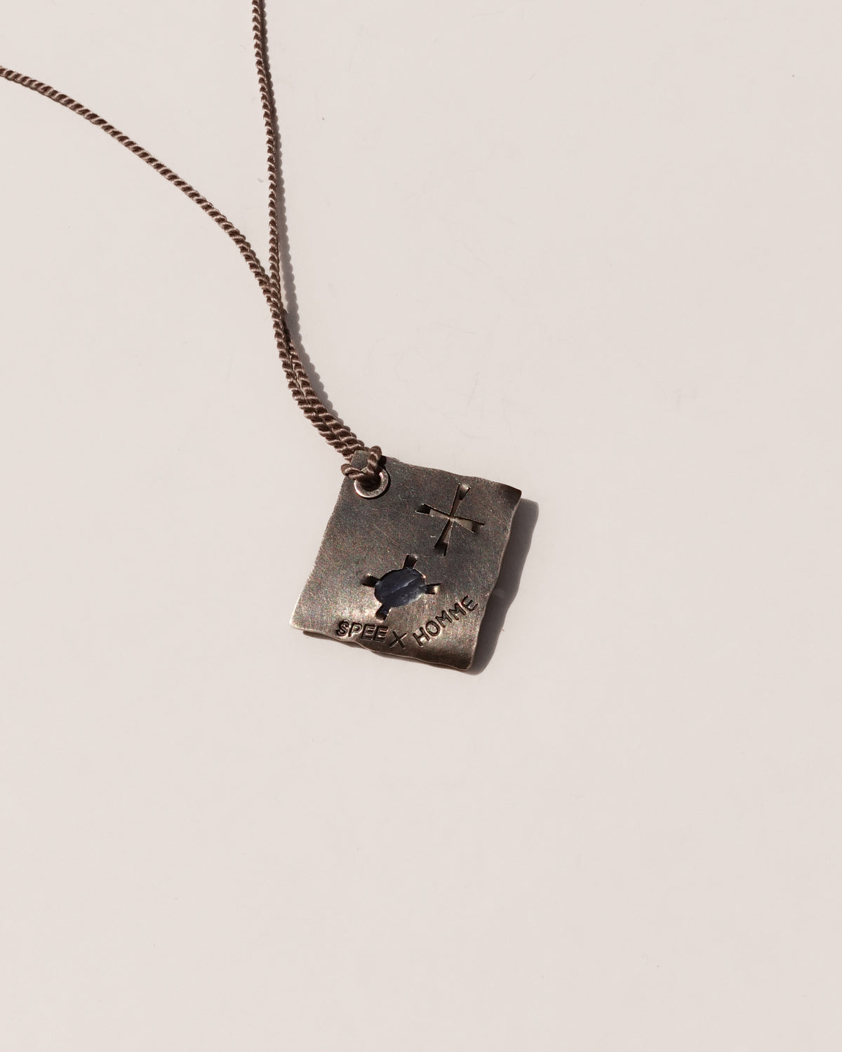Spee x Homme Two-Stone Tag Pendant