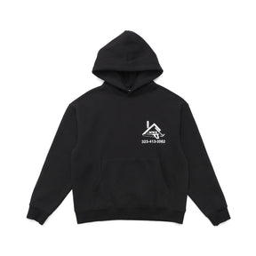 Workshop Hooded Sweatshirt in Black