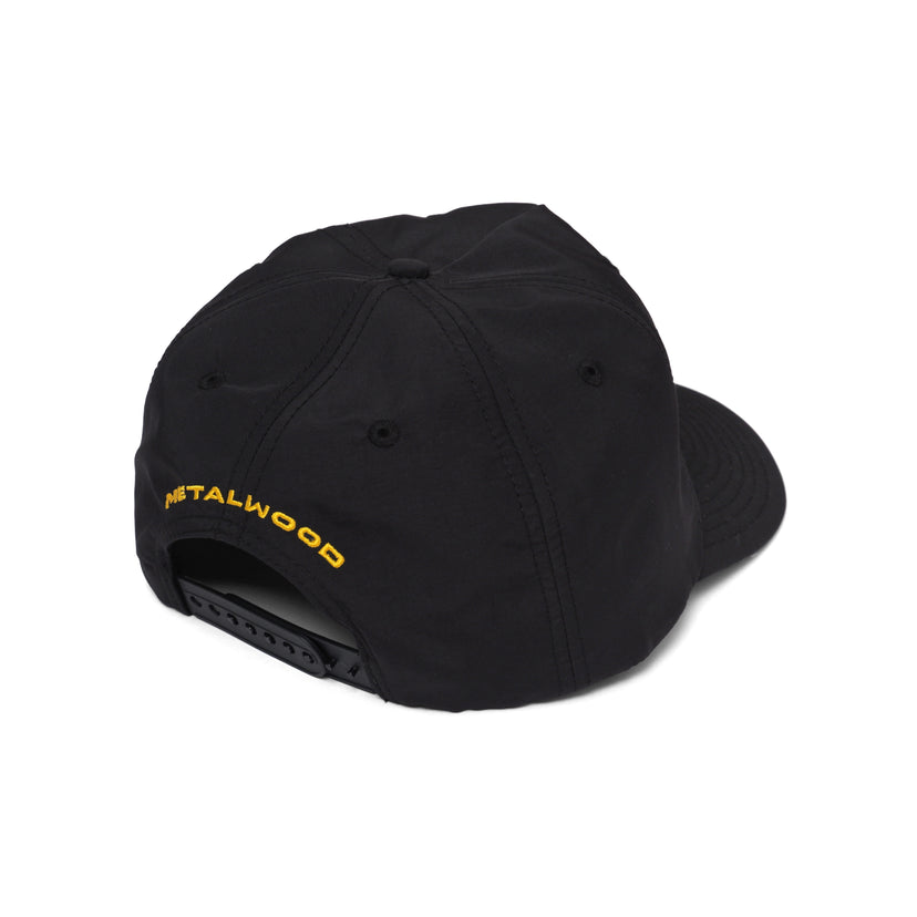 Fore-Tex 5-Panel Snapback Hat in Black