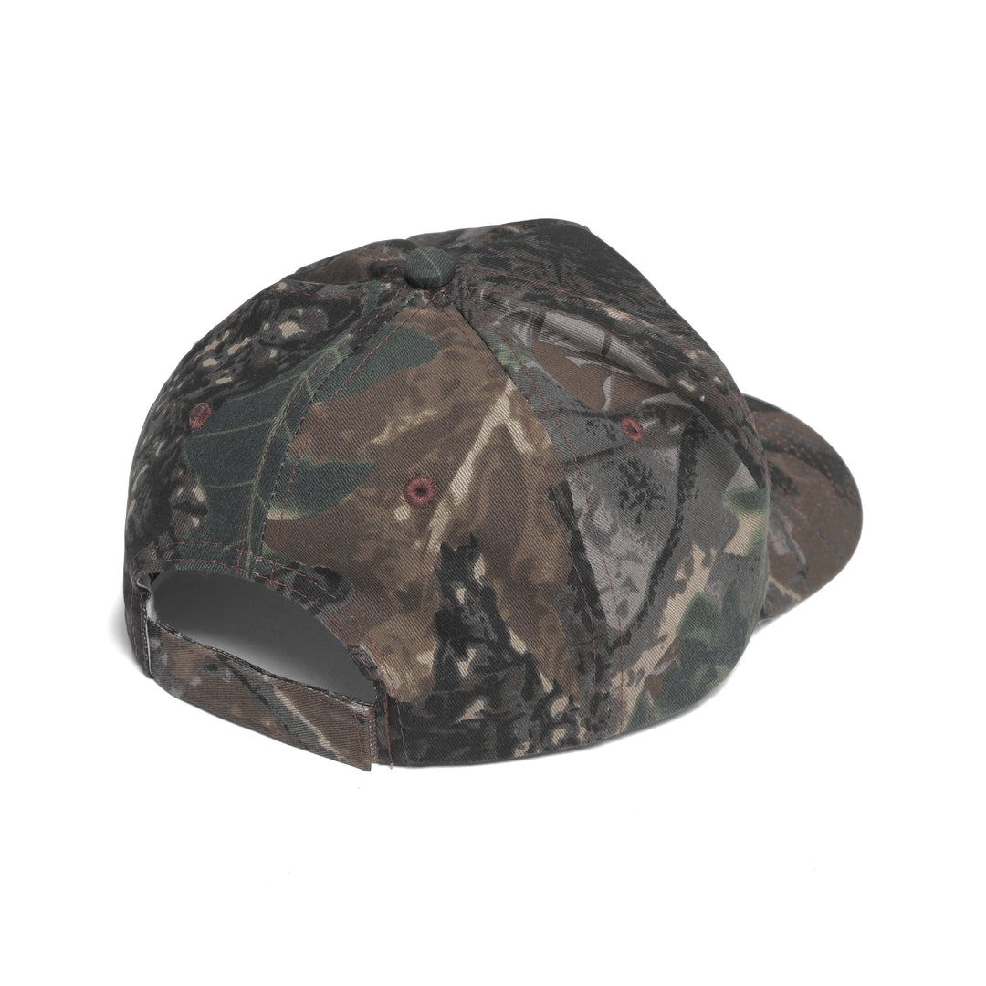 Metal Logo 5-Panel Hat in Real Leaf Camo