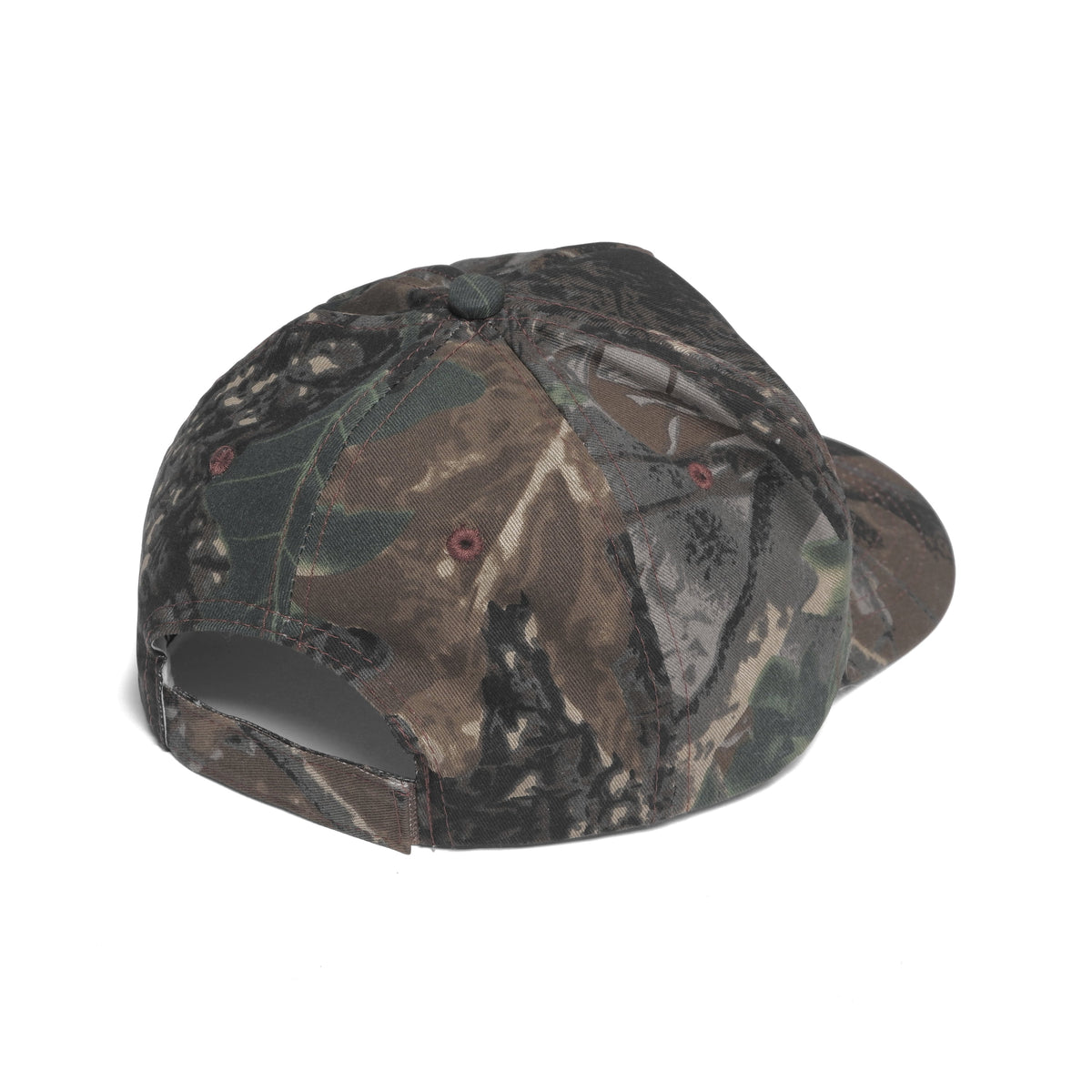 Metal Logo 5-Panel Hat in Real Leaf Camo