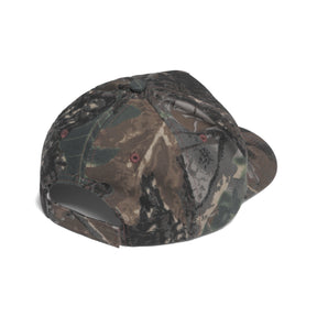 Metal Logo 5-Panel Hat in Real Leaf Camo