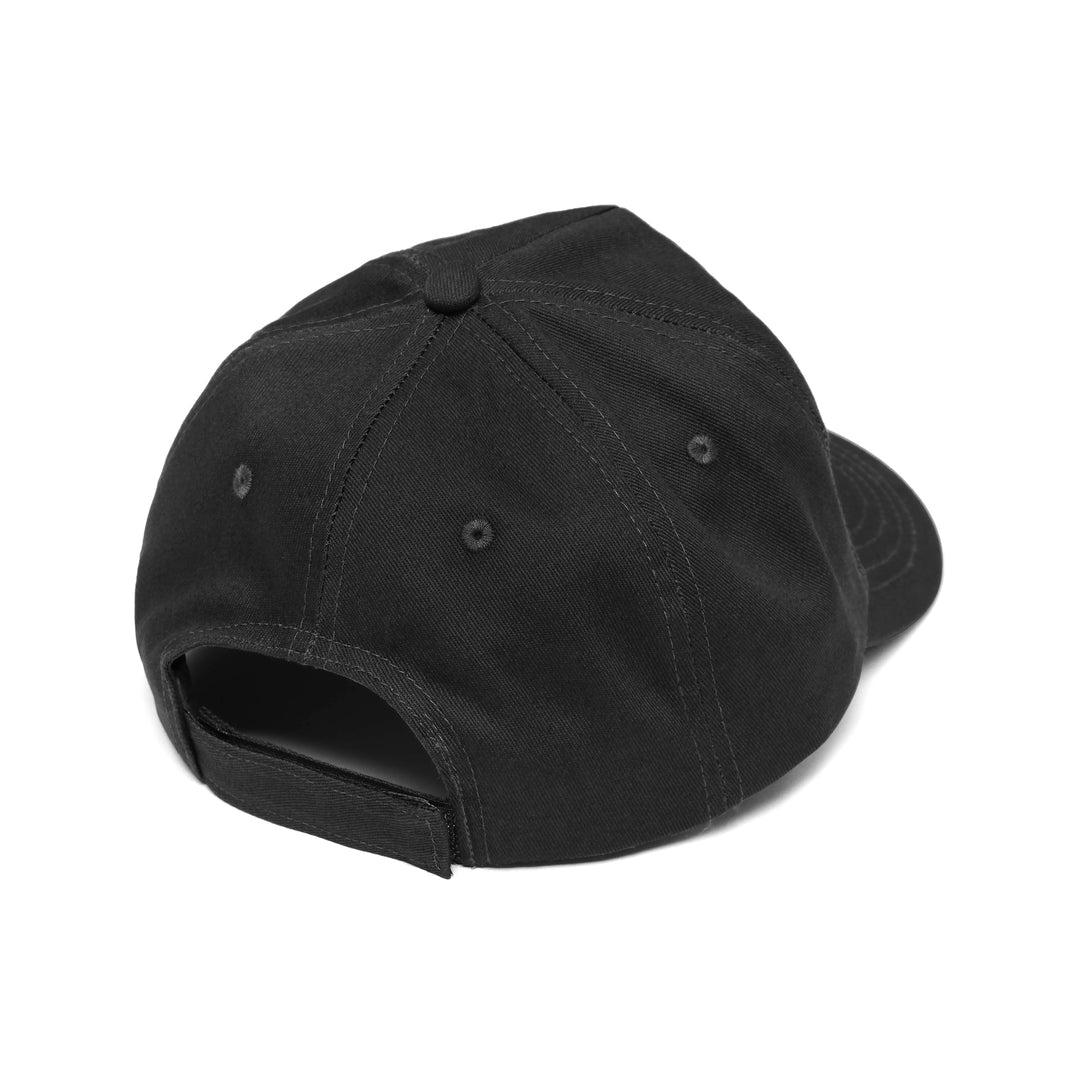 Metal Logo 5-Panel Hat in Black