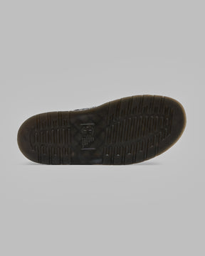 Dr. Martens Isham Crochet Wool Suede Mule in Black Homme Essentials