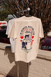 Worth Waiting Tee in Cream