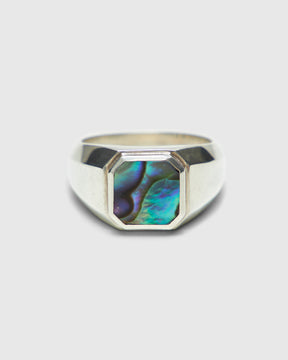 Duppy Signet in Silver 925/ Abalone Shell