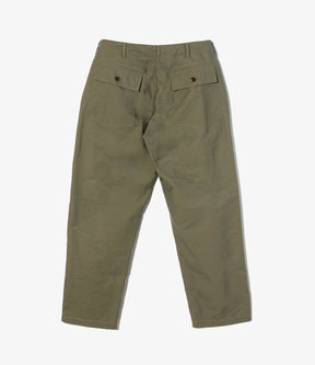 Fatigue Pant in Olive Cotton Double Cloth