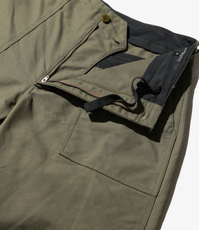 Fatigue Pant in Olive Cotton Double Cloth