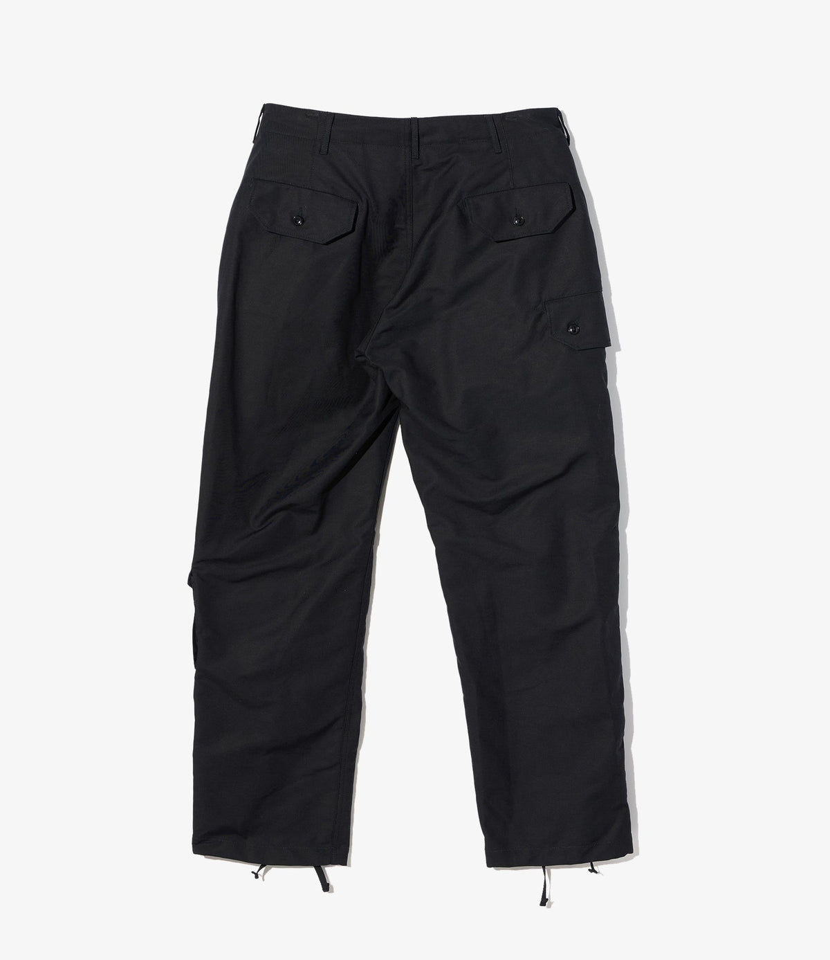 Flight Pant in Black Cotton Double Cloth