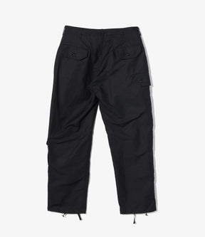 Flight Pant in Black Cotton Double Cloth