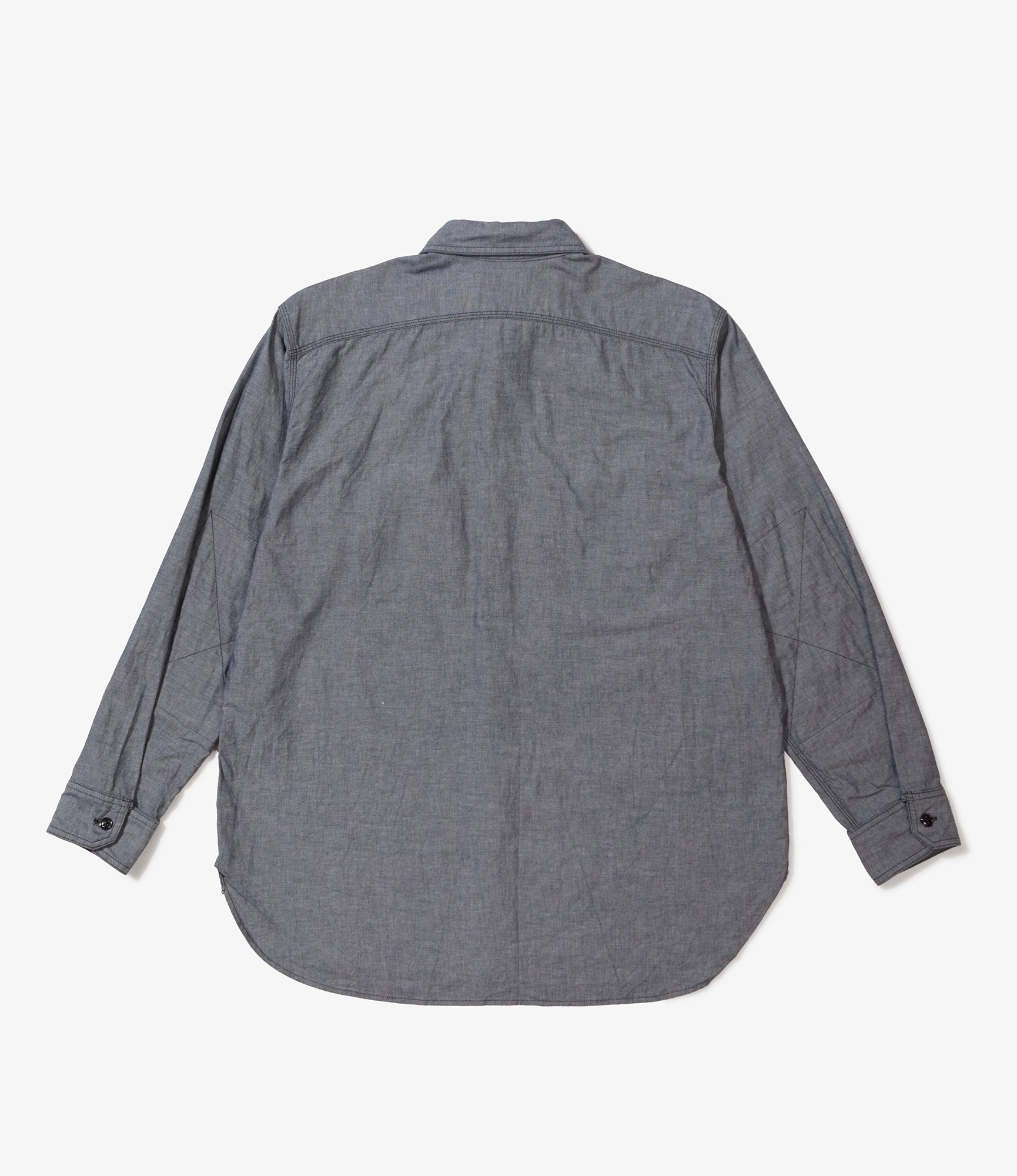 Work Shirt in Indigo Cotton Chambray