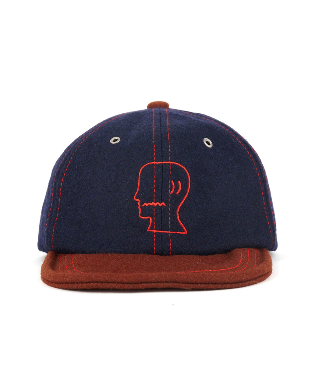 Flannel Wire Brim Hat in Navy