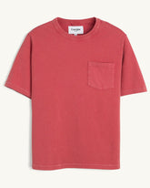 Garment Dye Tee in Red