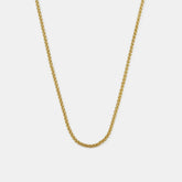 Gold Wheat Chain Necklace
