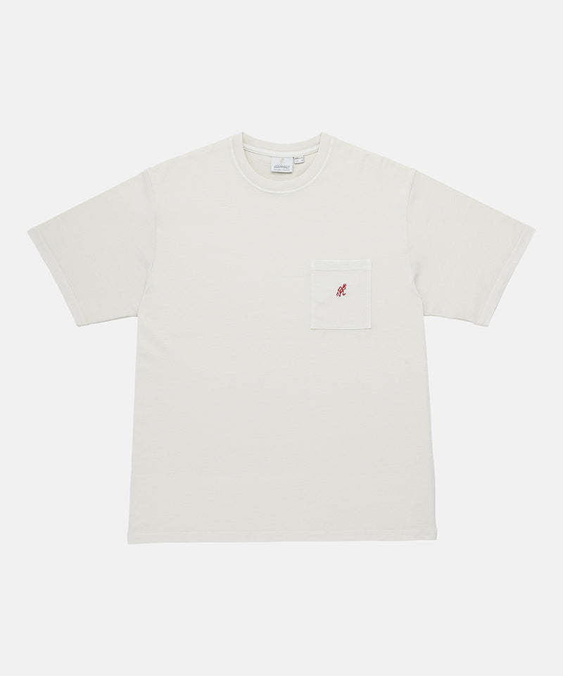 One Point Tee in Natural Pigment Dye